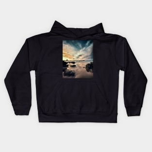 Snapper Rocks Sunset Kids Hoodie